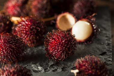 taze organik tropikal rambutan