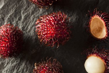 taze organik tropikal rambutan