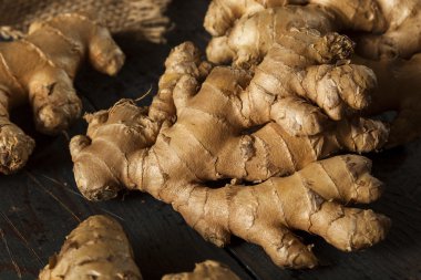 ham organik zencefil kökü