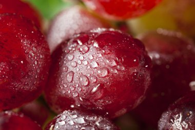 Organik çiğ kırmızı üzüm