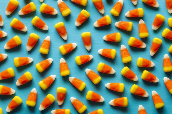Milho doce colorido para o Halloween — Fotografia de Stock