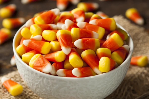 Farbenfroher Zuckermais zu Halloween — Stockfoto