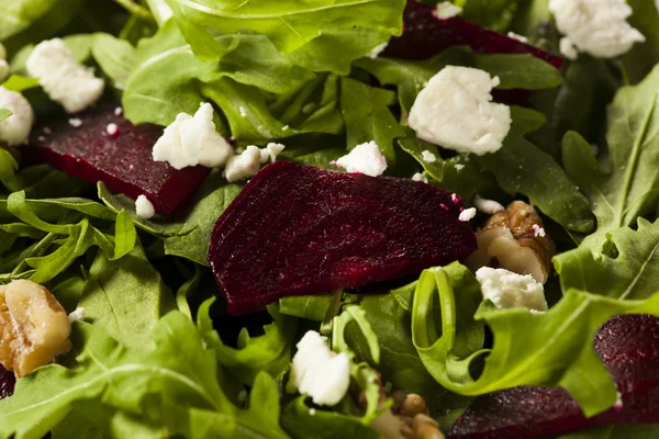 Raw Green Beet and Arugula Salad — Stock Photo, Image