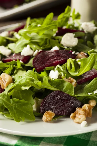 Raw Green Beet and Arugula Salad — Stock Photo, Image