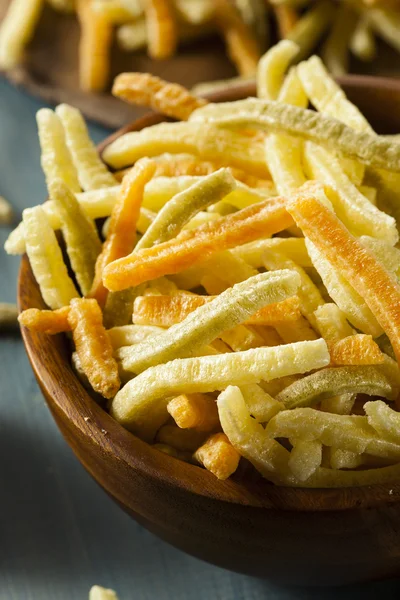 Pajitas de verduras horneadas orgánicas —  Fotos de Stock