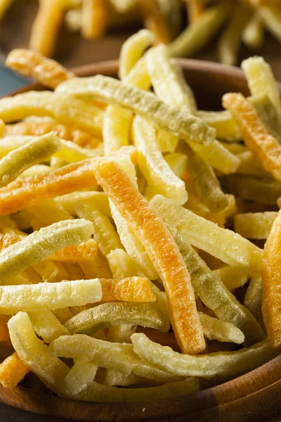 Organic Baked Veggie Straws — Stock Photo, Image