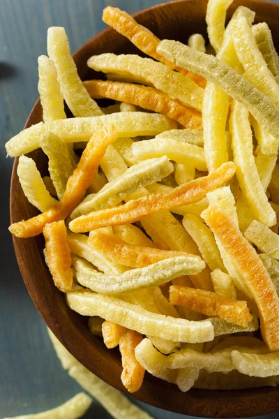 Pajitas de verduras horneadas orgánicas —  Fotos de Stock