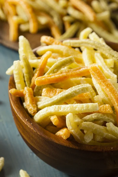 Pajitas de verduras horneadas orgánicas —  Fotos de Stock