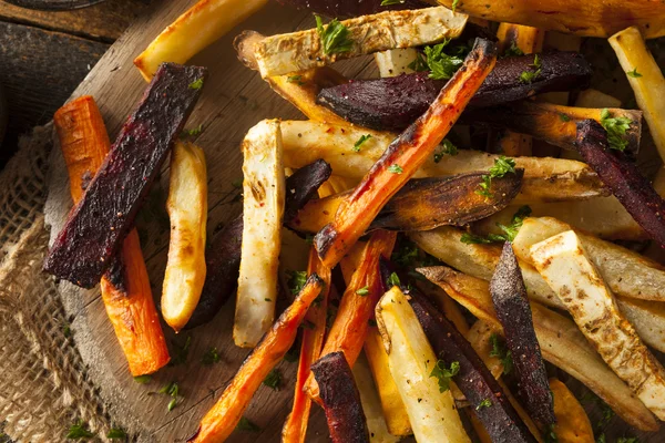 Ofen gebackene Gemüse Pommes frites — Stockfoto