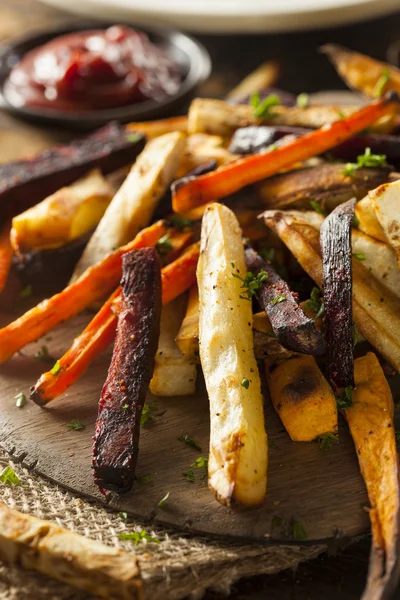 Oven Baked Vegetable Fries — Stock Photo, Image