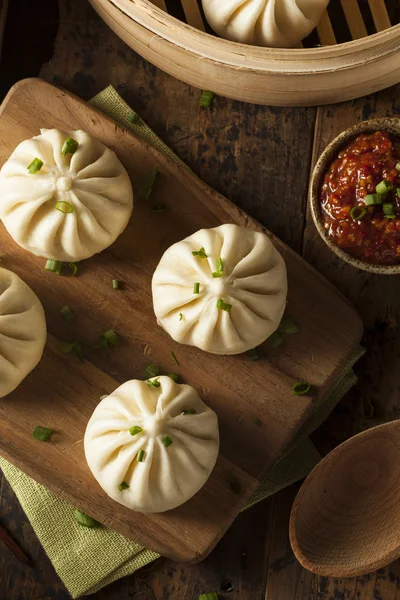 Asijské buchty vepřové dušené bbq — Stock fotografie