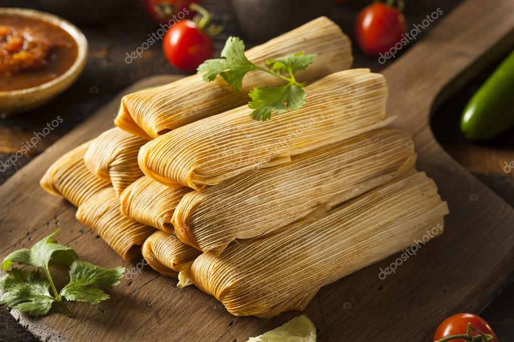 Homemade Corn and Chicken Tamales Stock Photo by ©bhofack2 54150441
