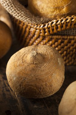 ham organik kahverengi jicama