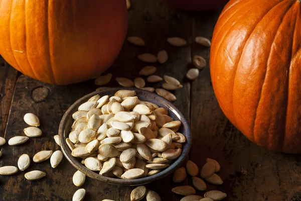 Semi di zucca salata arrosto — Foto Stock