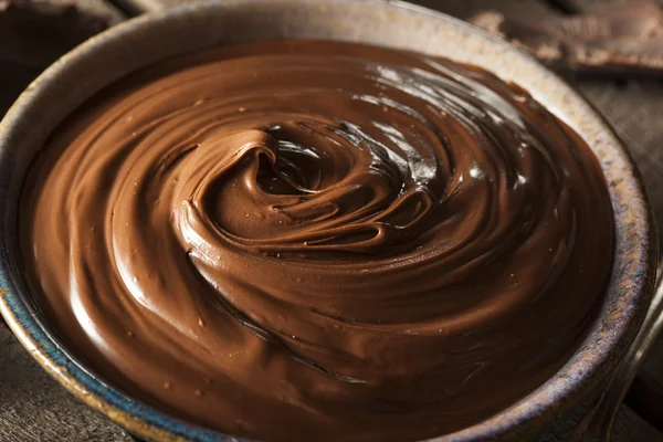 Homemade Chocolate Hazelnut Spread — Stock Photo, Image