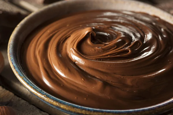 Homemade Chocolate Hazelnut Spread — Stock Photo, Image