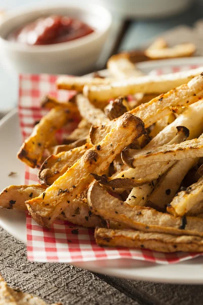 Healthy Organic Jicama Fries — Stock Photo, Image