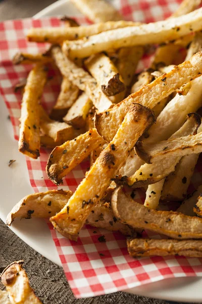 Hälsosam ekologisk jicama fries — Stockfoto