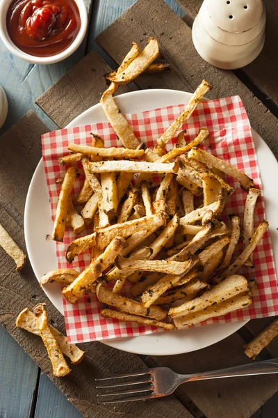 Jícama orgánica saludable fritas — Foto de Stock