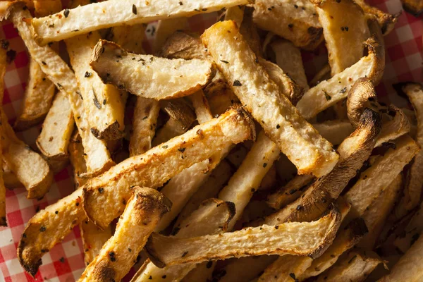 Hälsosam ekologisk jicama fries — Stockfoto