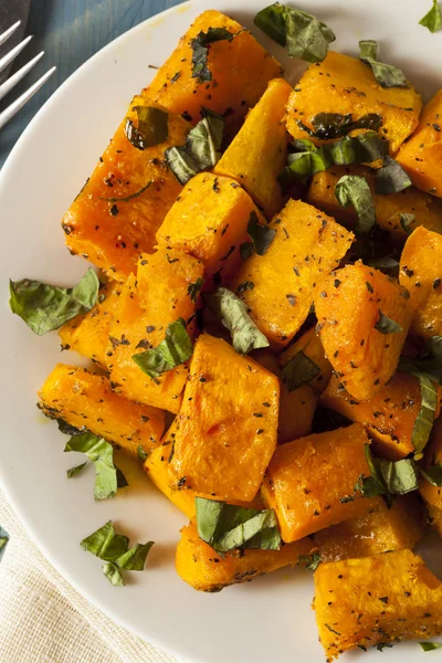 Organiczny pieczone Butternut Squash — Zdjęcie stockowe