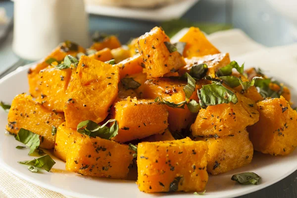 Organiczny pieczone Butternut Squash — Zdjęcie stockowe