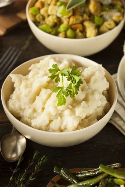 Eigengemaakte romige aardappelpuree — Stockfoto