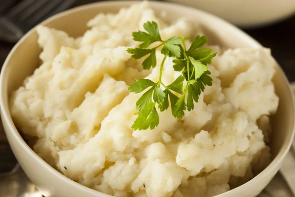 Puré de papas cremosas caseras — Foto de Stock