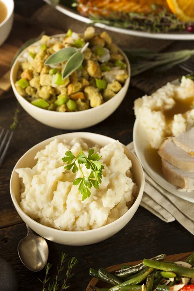 Pommes de terre en purée crémeuse maison — Photo