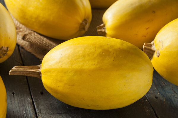 Raw Organic Yellow Spaghetti Squash