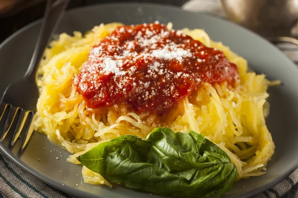 Caseiro cozido espaguete Squash Pasta — Fotografia de Stock