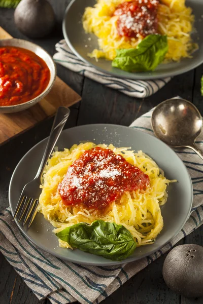 Caseiro cozido espaguete Squash Pasta — Fotografia de Stock