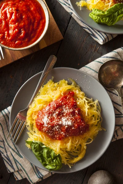 Caseiro cozido espaguete Squash Pasta — Fotografia de Stock