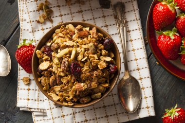 Healthy Homemade Granola with Nuts clipart