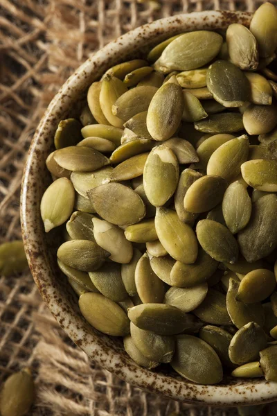Сире органічне гарбузове насіння Пепіта — стокове фото