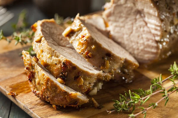 Filetto di maiale caldo fatto in casa — Foto Stock