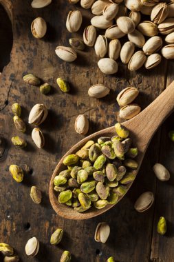 Raw Organic Pistachio Nuts clipart