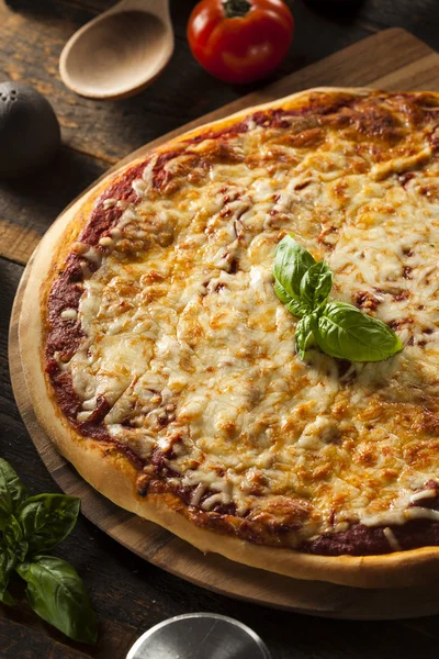 Hausgemachte heiße Käsepizza — Stockfoto