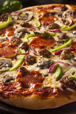 Ev yapımı sıcak Yüce Pizza