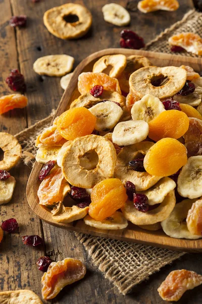 Organic Healthy Assorted Dried Fruit — Stock Photo, Image