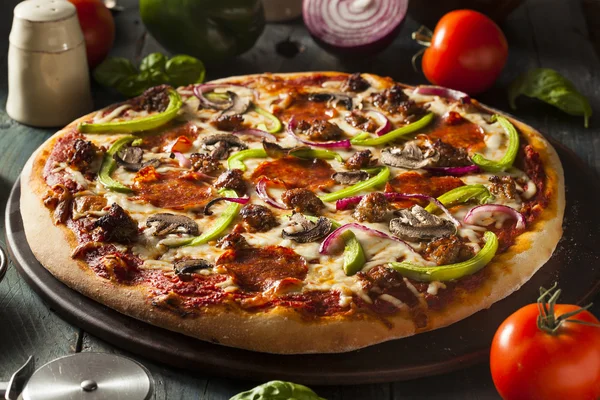 Ev yapımı sıcak Yüce Pizza