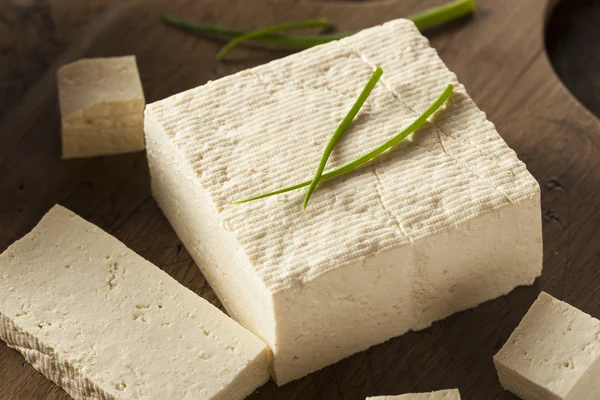 Tofu de soja cru orgânico — Fotografia de Stock
