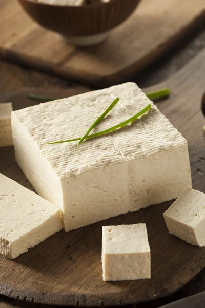 Tofu de soja cru orgânico — Fotografia de Stock