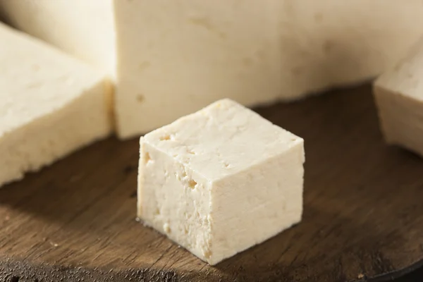 Organic Raw Soy Tofu — Stock Photo, Image