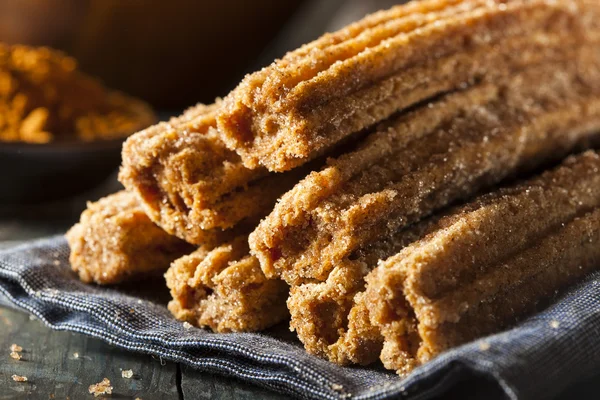 Domácí smažené Churros — Stock fotografie