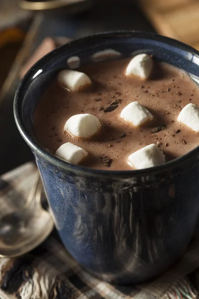 Homemade Dark Hot Chocolate — Stock Photo, Image