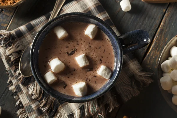 Homemade Dark Hot Chocolate — Stock Photo, Image