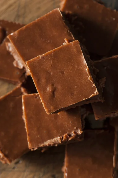Facut acasa Ciocolata intunecata Fudge — Fotografie, imagine de stoc