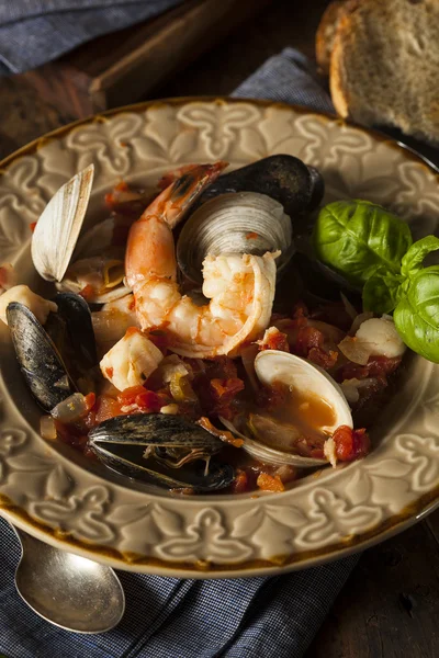 Marisco italiano hecho en casa Cioppino — Foto de Stock