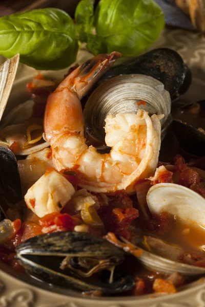 Homemade Italian Seafood Cioppino — Stock Image Homemade Italian Seafood Cioppino Royalty Free Stock Images